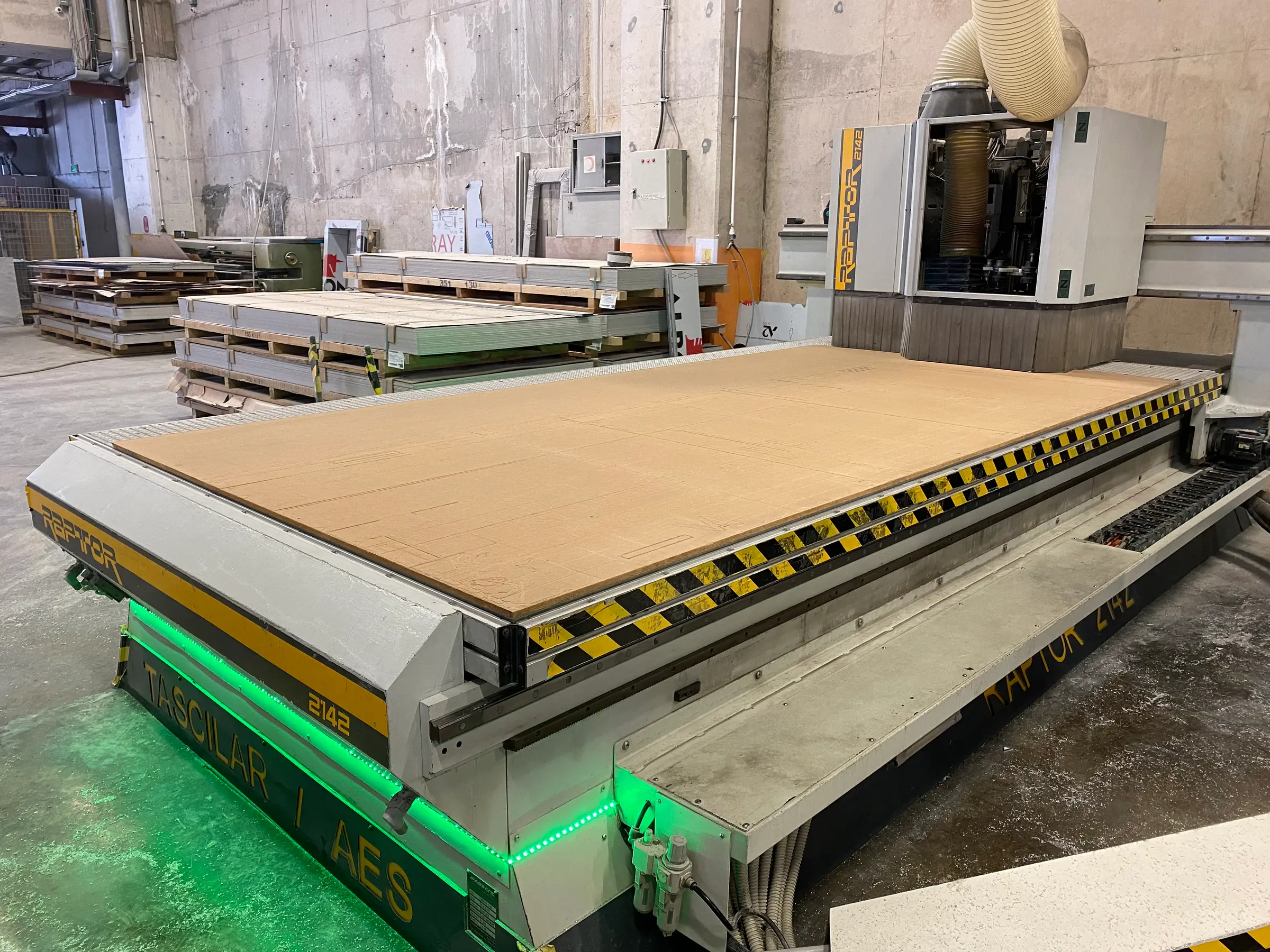 CNC ROUTER RAPTOR 2500 x 4500 mm KOMPOZİT MAKİNASI